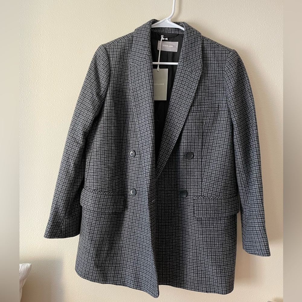 Everlane Vintage plaid Blazer Jacket
